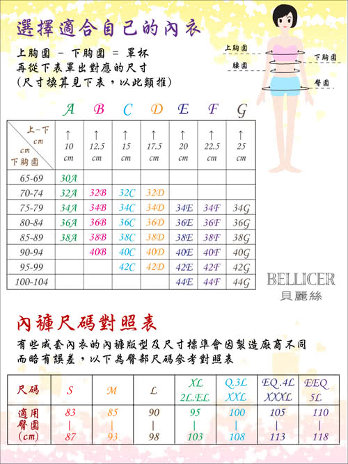 【貝麗絲】古典緹花襯蕾絲調整型薄棉胸罩(粉橘_C)