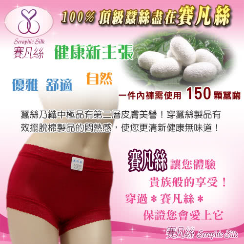 賽凡絲法式蕾絲完美情人純蠶絲內褲(水藍)2件組 賽凡絲法式蕾絲完美情人純蠶絲內褲(水藍)2件組