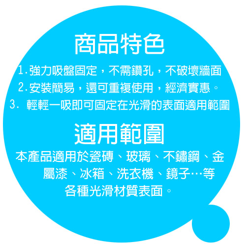 好犀利強力吸盤置物籃/多功能置物架