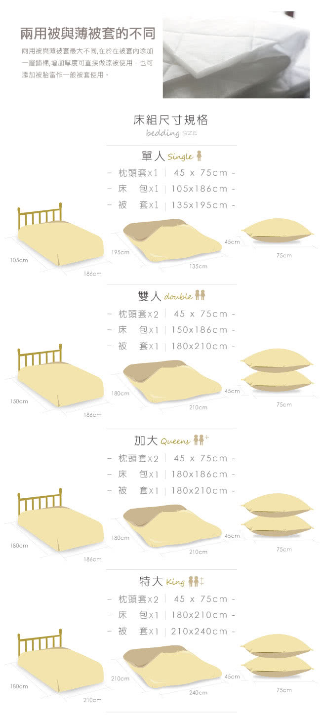 【MONTAGUT】情雅花尊-特大四件式兩用被床包組