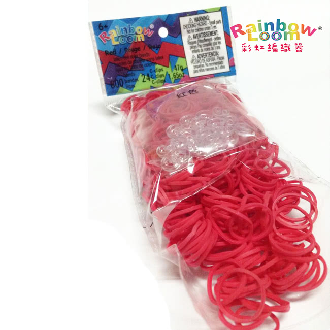 【BabyTiger虎兒寶】Rainbow Loom 彩虹圈圈補充包1入(顏色可選)