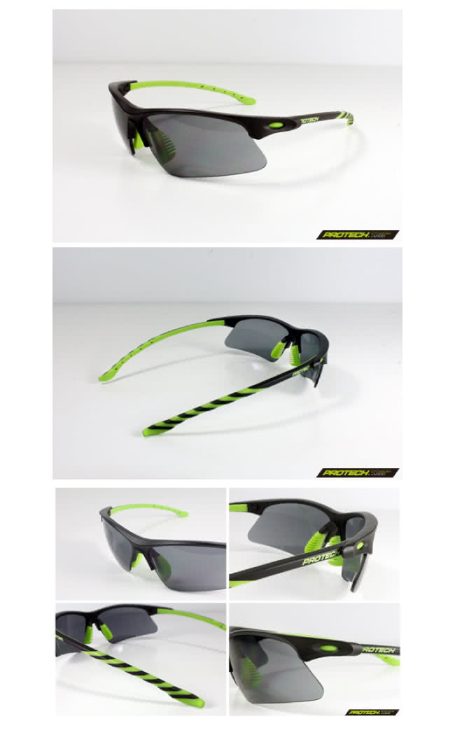 【PROTECH】ADP008專業級運動太陽偏光眼鏡(黑&綠色系)