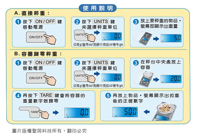 【Dr.AV】迷你藍光 電子秤(PT-100)