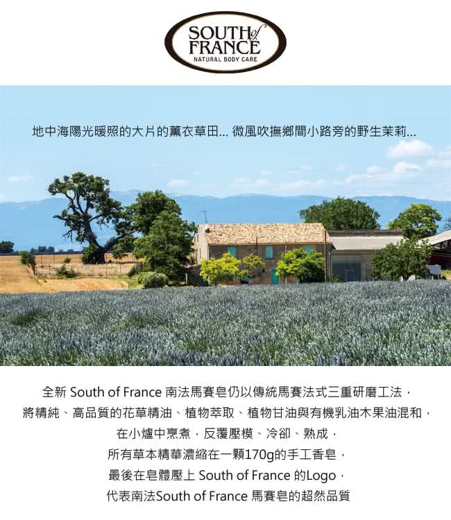 【South of France 南法】南法馬賽皂 - 普羅旺斯綠茶 170g(一般、油性膚質適用)