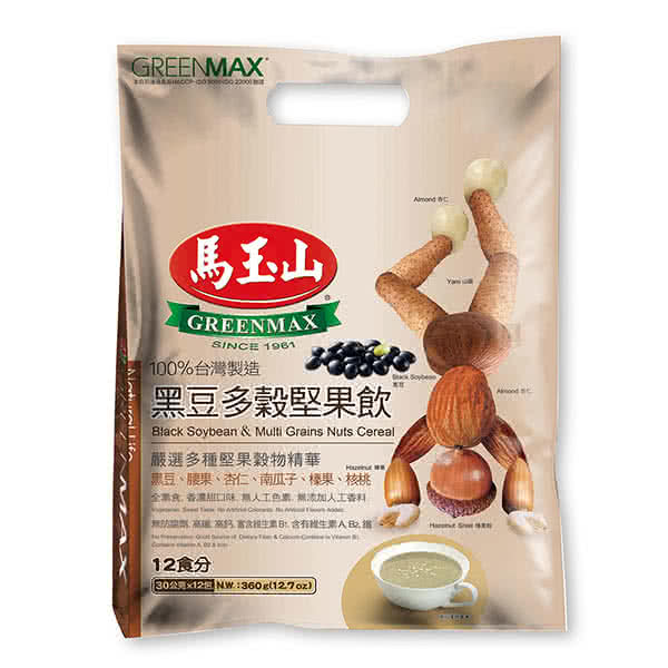 【馬玉山】黑豆多穀堅果飲12入