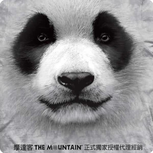【摩達客-現貨】美國進口The Mountain 熊貓胖達臉 設計T恤