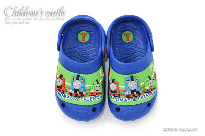 【童鞋城堡】湯瑪士小火車 中童 輕量立體花園鞋(TH1525-藍)