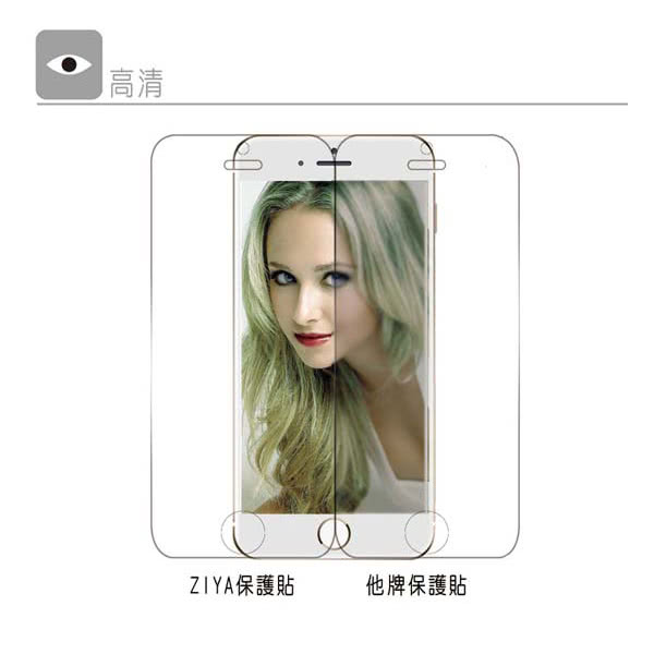 【ZIYA】Apple iPhone6 plus 5.5吋抗刮亮面螢幕保護貼