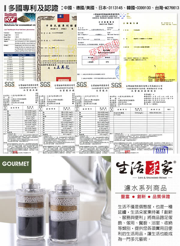 【生活采家】家庭型加量交叉導水淋浴除氯過濾器_2入(#99281)