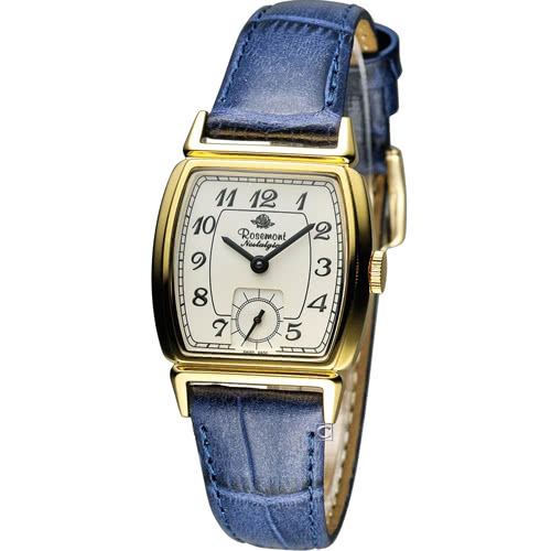 【Rosemont】戀舊系列 酒桶型時尚腕錶(TN005-YW-EBU 藍)