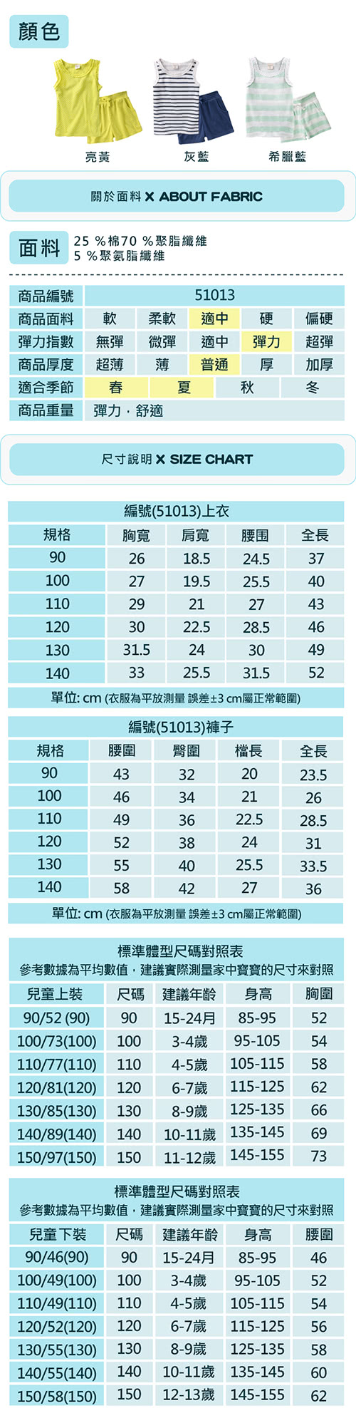 【baby童衣】女童套裝 無袖滾邊上衣+休閒短褲 51013(共三色)