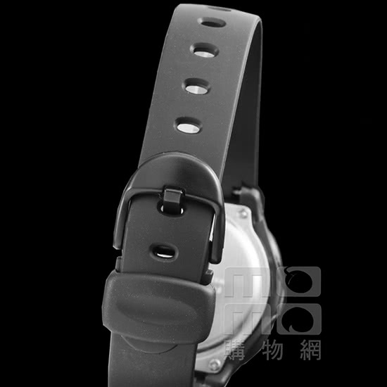 【CASIO】卡西歐鬧鈴多時區兒童電子錶-黑(LW-200-1B)