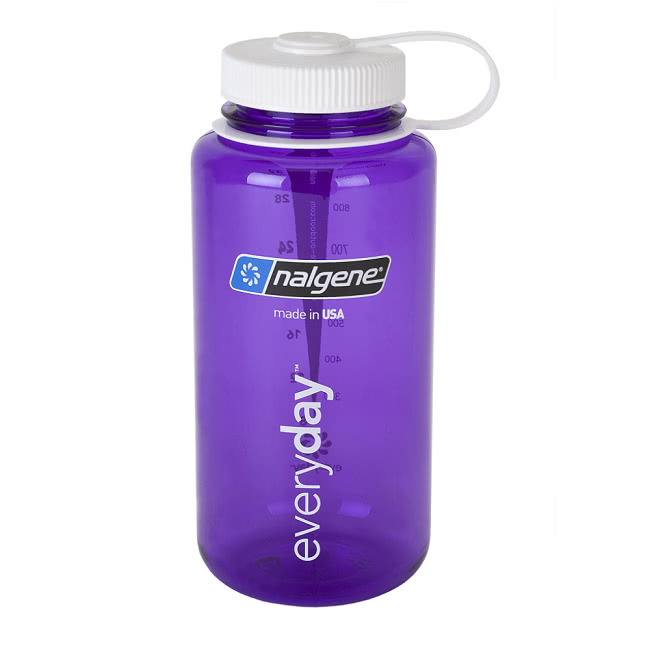 【Nalgene】寬嘴水壼1000cc(紫色)