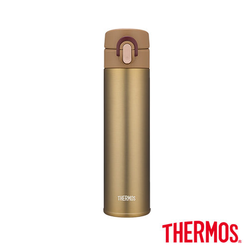 【THERMOS 膳魔師】超輕量 不鏽鋼真空保溫瓶0.4L(JNI-400/401)