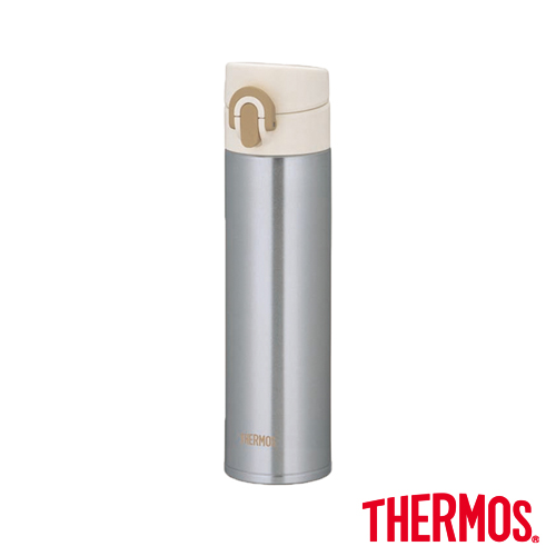 【THERMOS 膳魔師】超輕量 不鏽鋼真空保溫瓶0.4L(JNI-400/401)