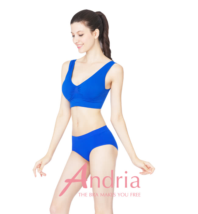 【Andria安卓亞】無痕3D提臀內褲(藍)