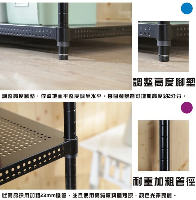 【BuyJM】洞洞板120x45x180cm耐重六層置物架 /層架