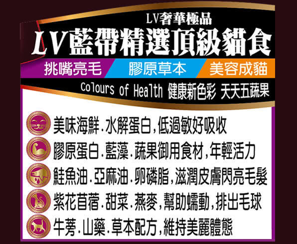 【LV藍帶精選】美容成貓6.8kg(膠原蛋白+草本食譜)