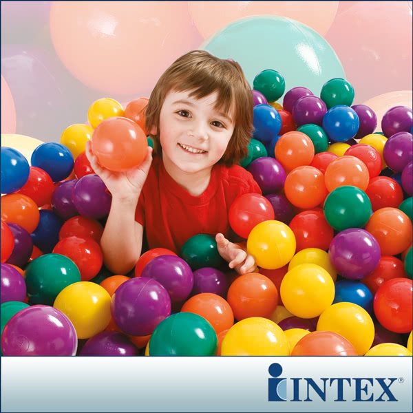 【INTEX】100顆遊戲球(直徑8cm)