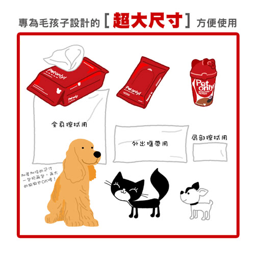 【bonbonpet】寵物專用濕紙巾（特賣組）