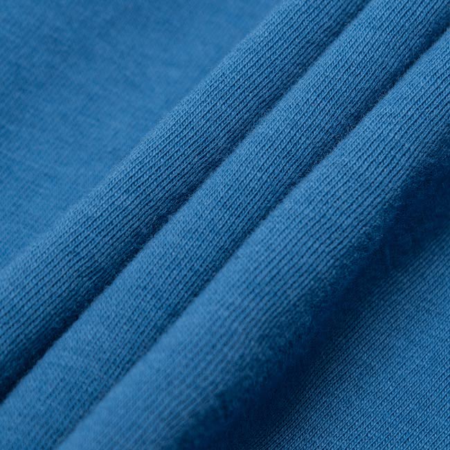 【Levis】男款印花藍色圓領純棉長袖T恤