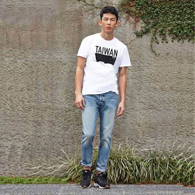 【Levis】獨家限量大無畏TAIWAN Tee 黑-愛台灣熱售中