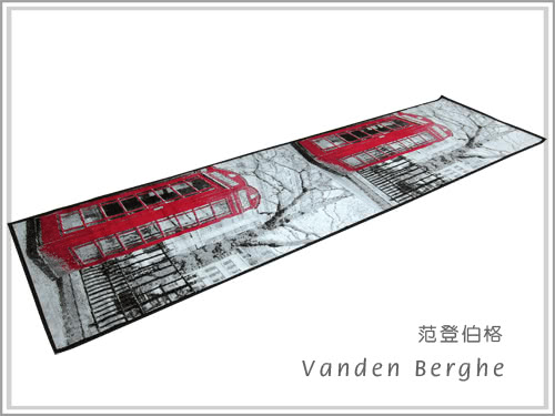 【范登伯格】快樂頌 異國風情絲質地毯/地墊-電話庭(67x240cm)