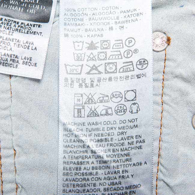 【Levis】501女款復古水洗刺繡排扣牛仔短褲