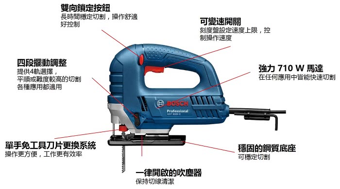 【BOSCH】線鋸機(GST 8000 E)