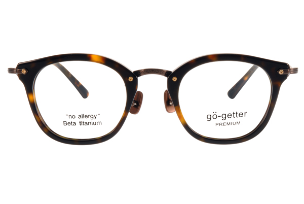 【Go-Getter 眼鏡】韓系時尚潮流款(琥珀棕-棕#GO5004 C04)