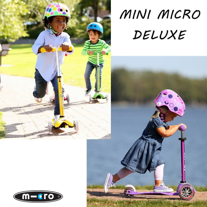 【瑞士 Micro】Mini Deluxe 兒童滑板車(奢華版-可調整式把手)