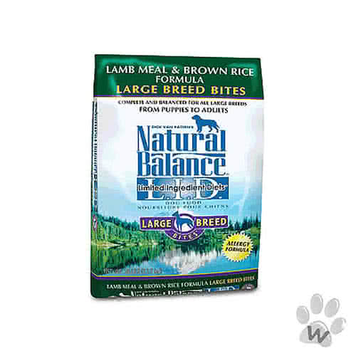 【Natural Balance】羊肉糙米配方犬糧28磅(贈25磅防潮飼料桶)