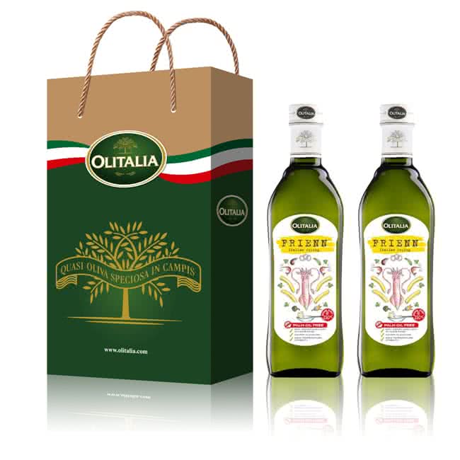 【Olitalia奧利塔】高溫專用葵花油禮盒組(750mlx6瓶)