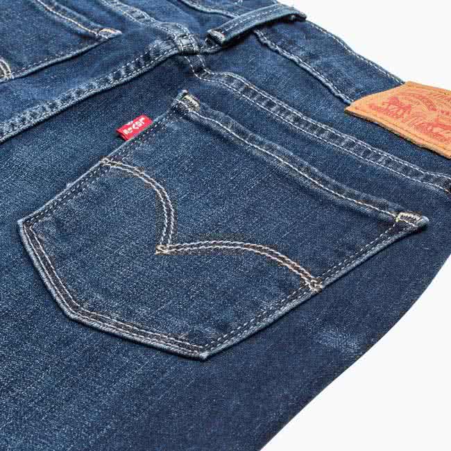 【Levis】710 中腰超緊身窄管牛仔褲 /  Warm / Thermolite / 水洗個性