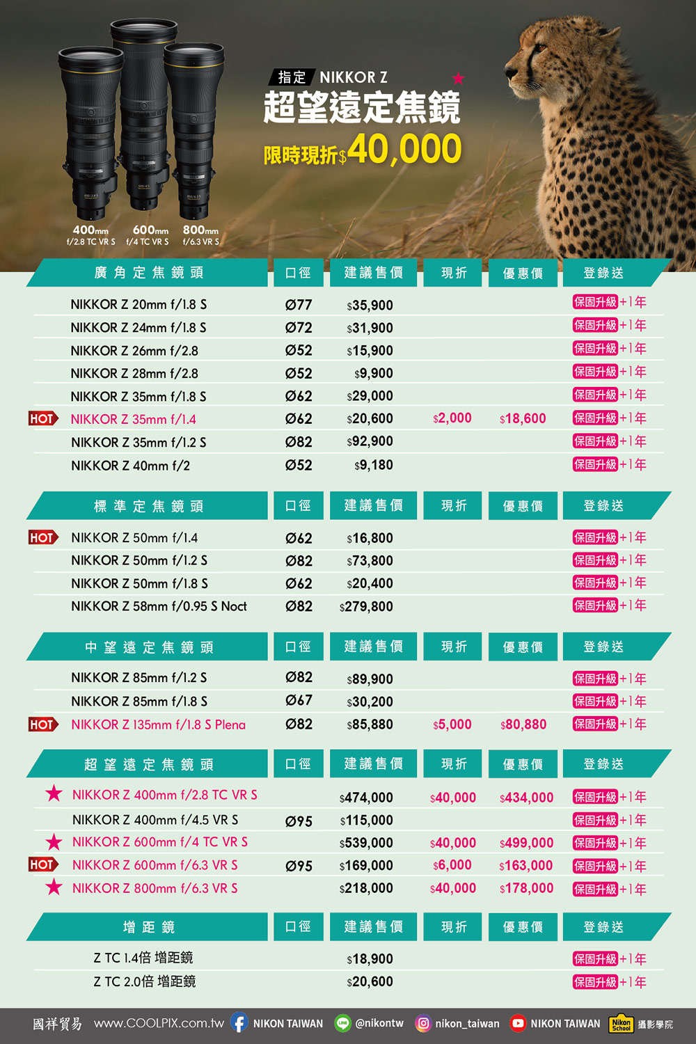 Nikon尼康 Z 800mm F/6.3 VR S - 詳情4