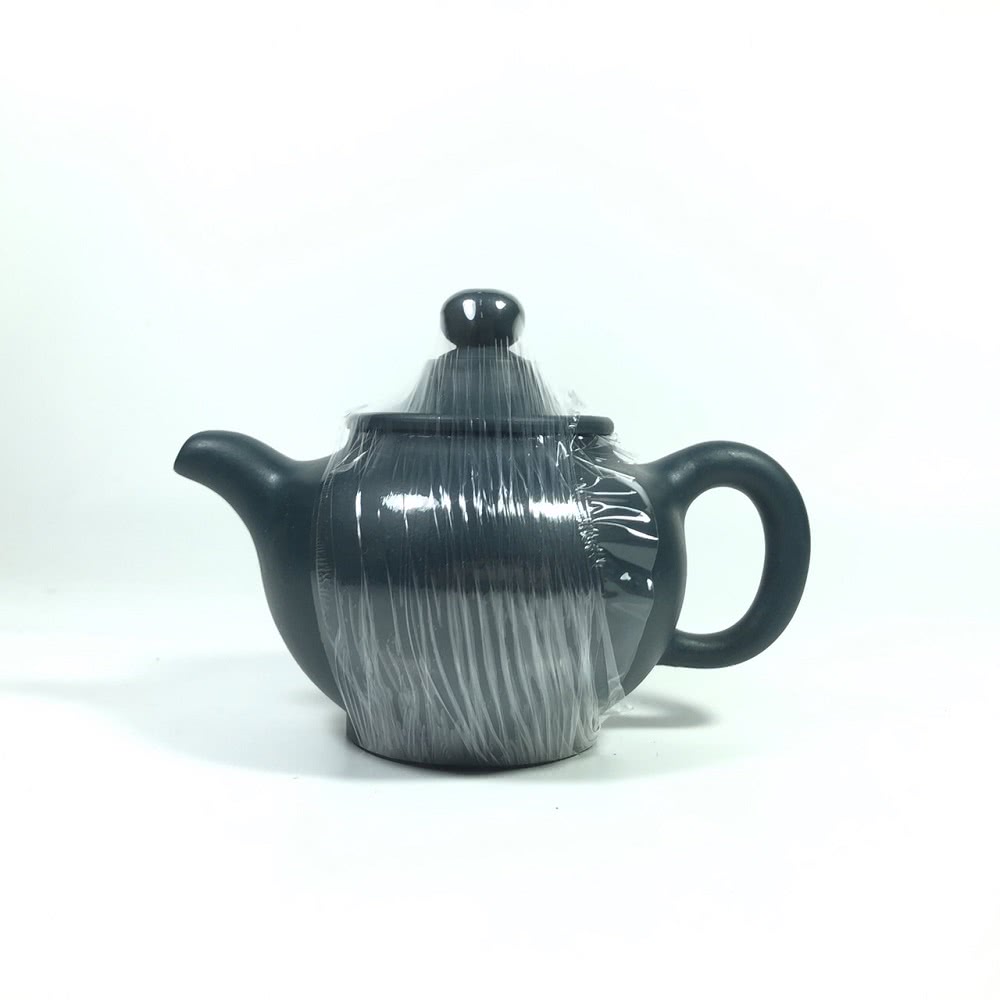 極上 古美術　清朝　紫檀台　物置 倉庫整理品F--3 創藝工坊】高級工藝美術師陳岩仲芳壺含證書(少見綠泥全手工正品宜興