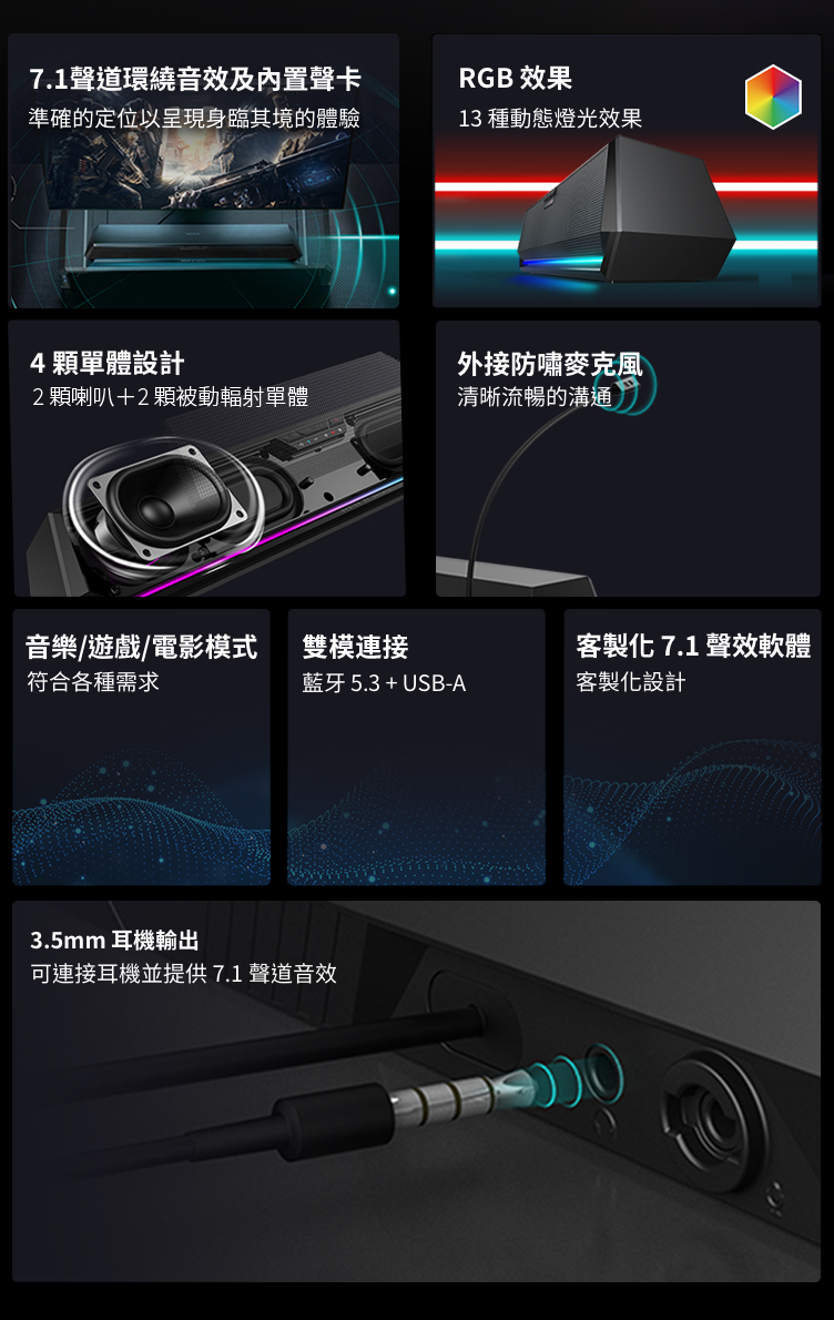 Edifier漫步者 G1500 BAR - 詳情3