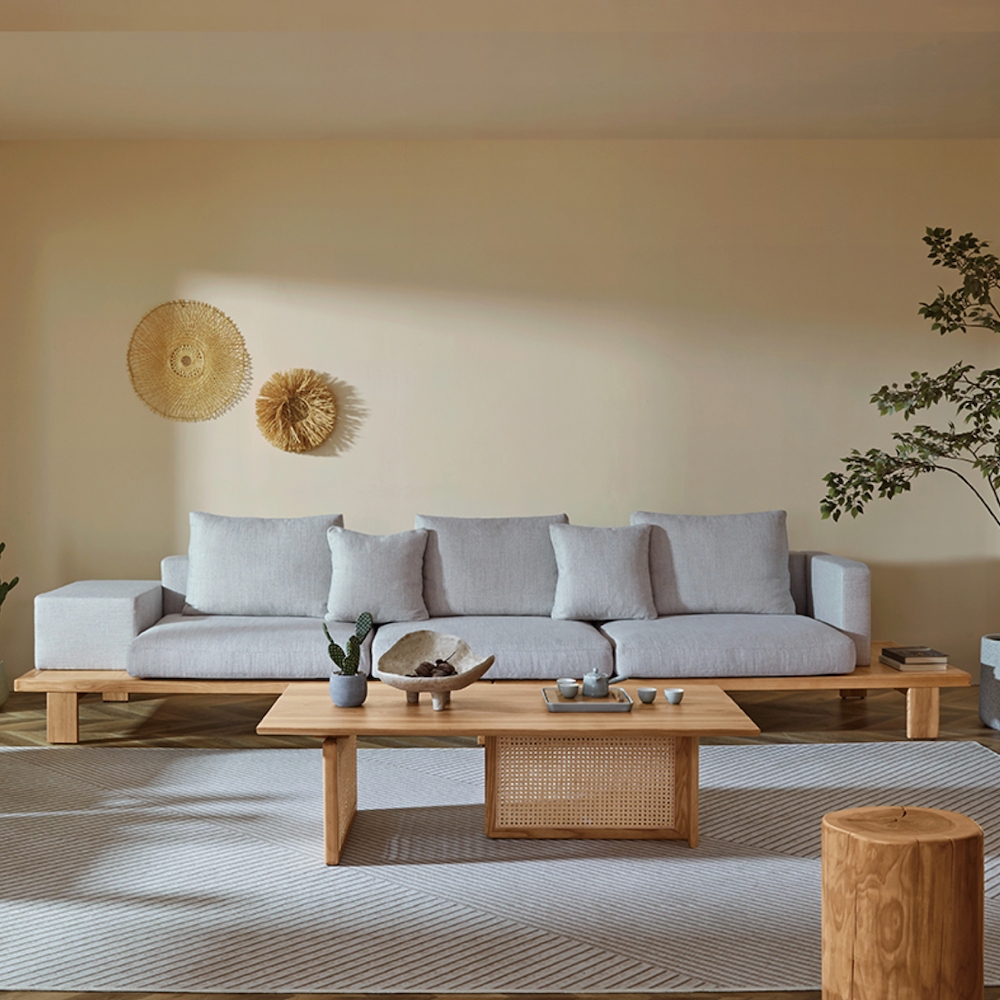 橙家居·家具 /預購/侘寂系列3米實木直排軟包沙發 SSX- 橙家居·家具 /預購/侘寂系列3米實木直排軟包沙發 SSX-