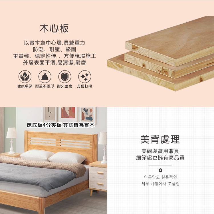 AS 雅司設計 AS雅司-之琳5尺床台-153×197×96 AS 雅司設計 AS雅司-之琳5尺床台-153×197×96