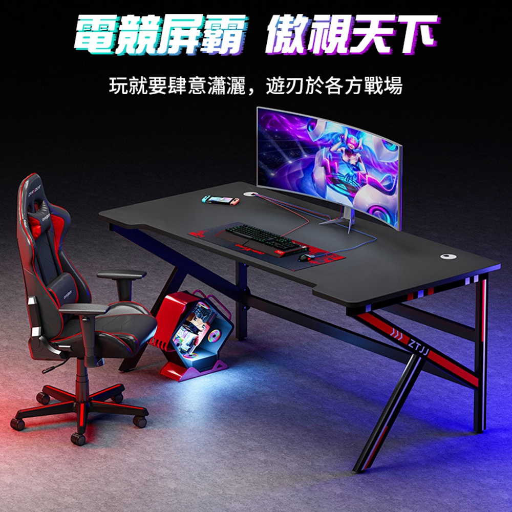 Quality 聚家 電競桌 電腦桌 K字腿電競桌黑色 16 Quality 聚家 電競桌 電腦桌 K字腿電競桌黑色 16