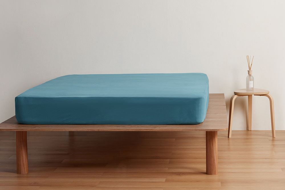 YVONNE 以旺傢飾 100%美國棉素面床包-暮光綠(加大 YVONNE 以旺傢飾 100%美國棉素面床包-暮光綠(加大