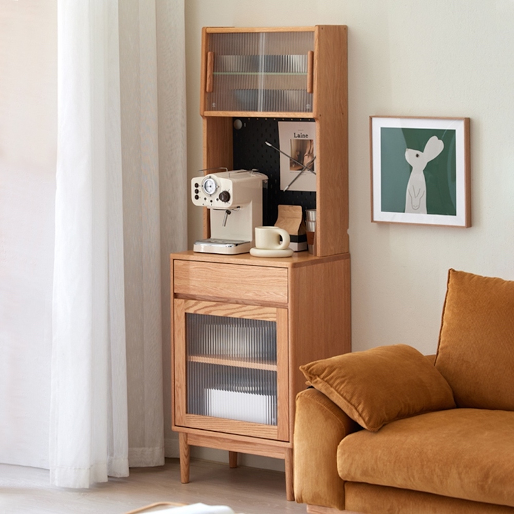 橙家居·家具 /預購/京典系列0.56米B款實木餐邊櫃上下座 橙家居·家具 /預購/京典系列0.56米B款實木餐邊櫃上下座