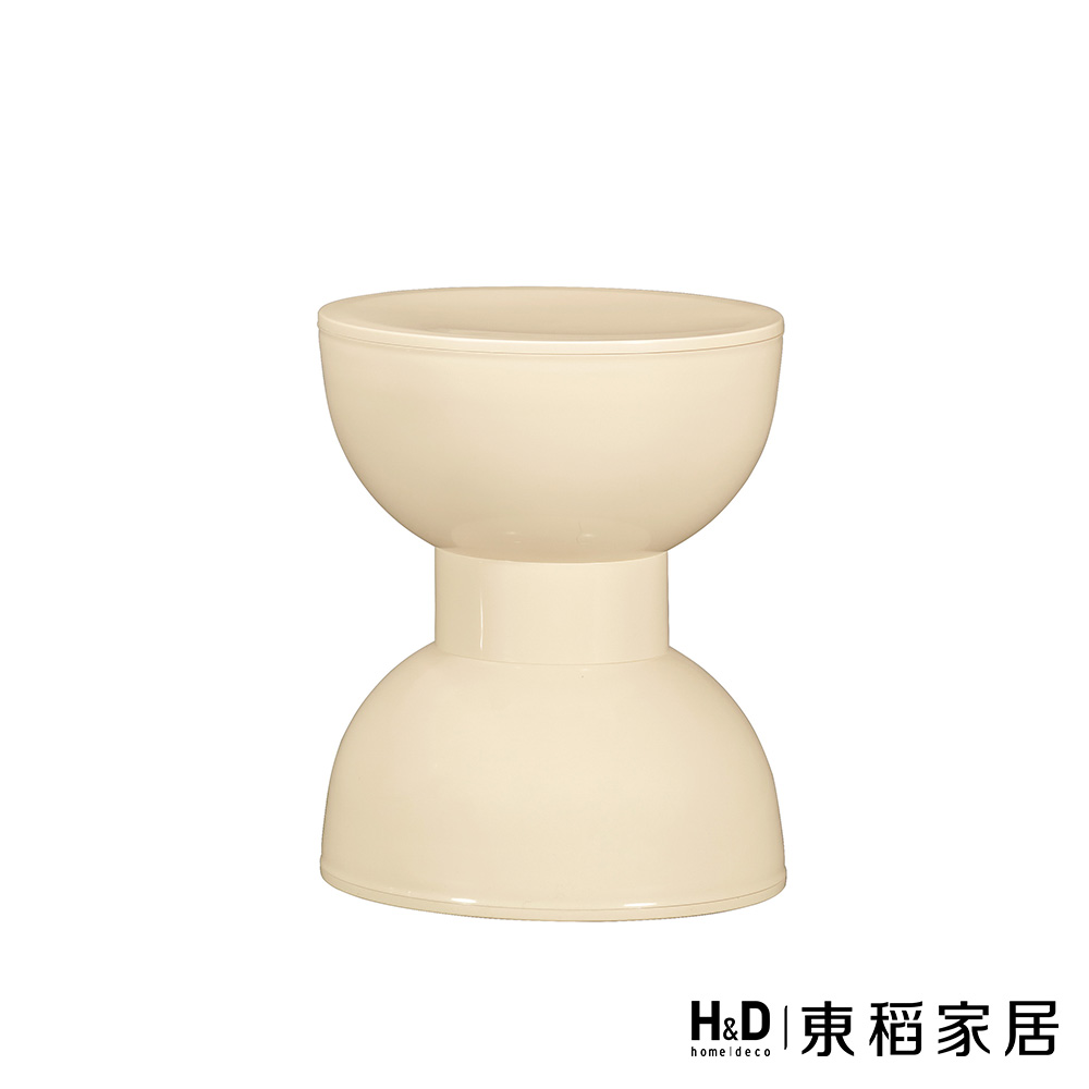 H&D 東稻家居 圓凳米白色(TCM-08221)折扣推薦 H&D 東稻家居 圓凳米白色(TCM-08221)折扣推薦