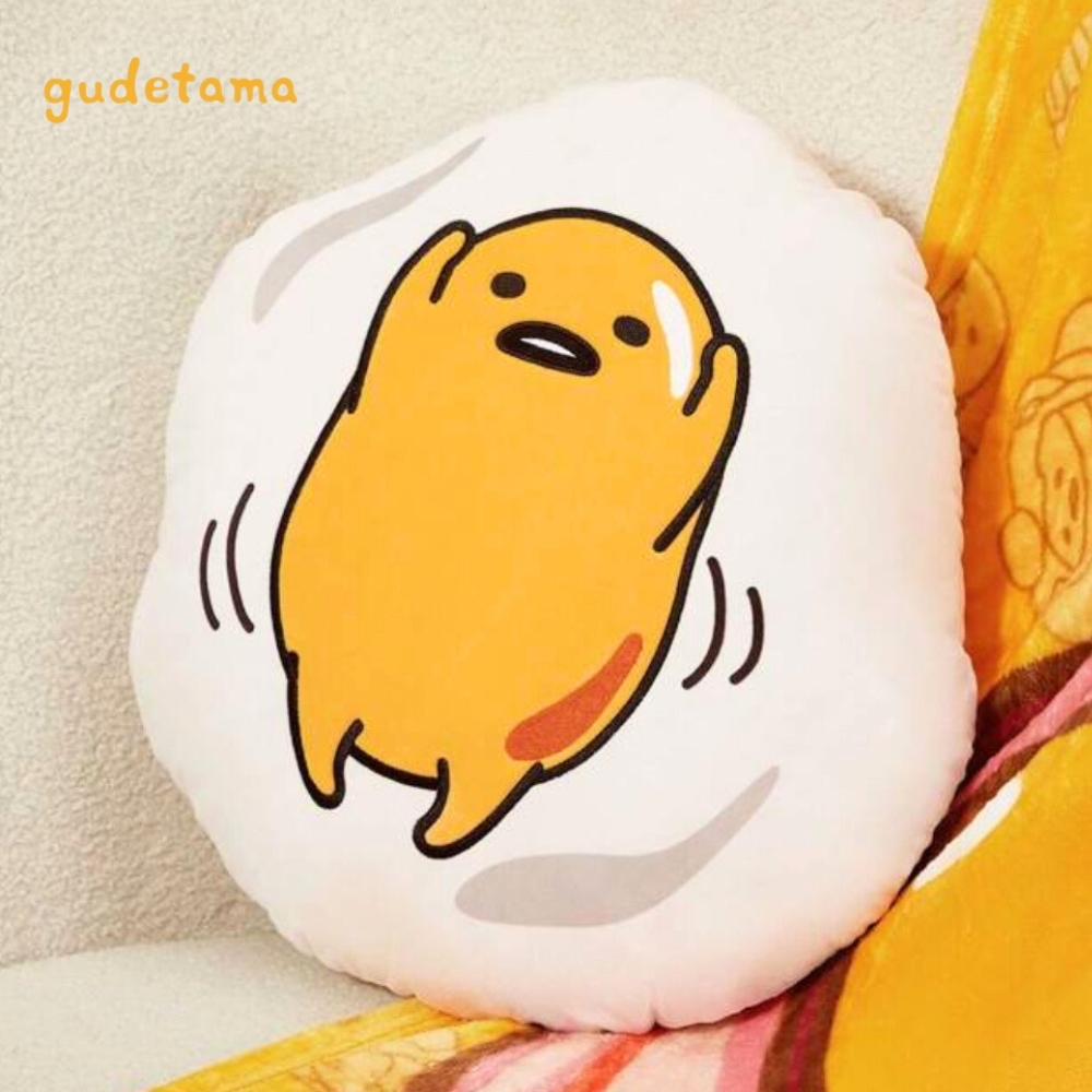 WOONUE 蛋黃哥Gudetama超柔絨毛抱枕靠墊靠枕玩偶 WOONUE 蛋黃哥Gudetama超柔絨毛抱枕靠墊靠枕玩偶