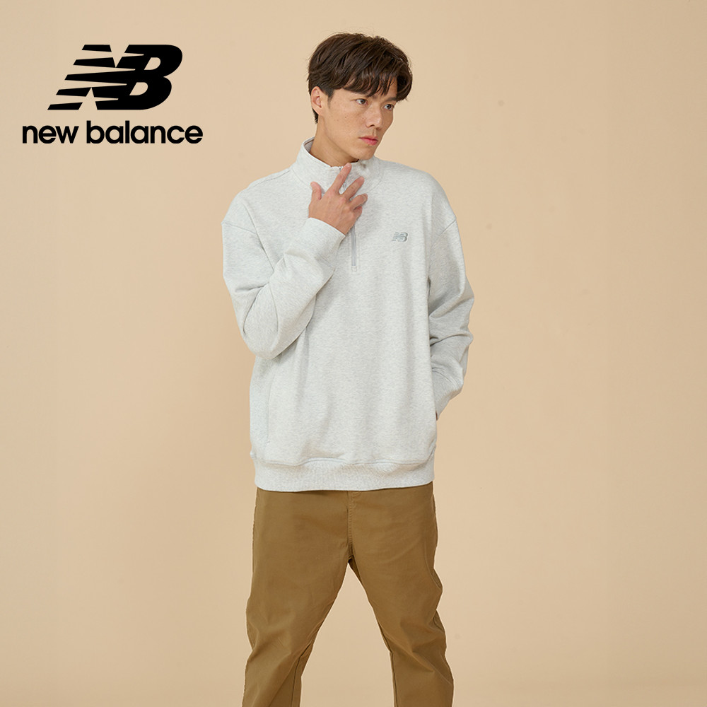 NEW BALANCE NB 半開襟拉鍊長袖上衣_MT435 NEW BALANCE NB 半開襟拉鍊長袖上衣_MT435
