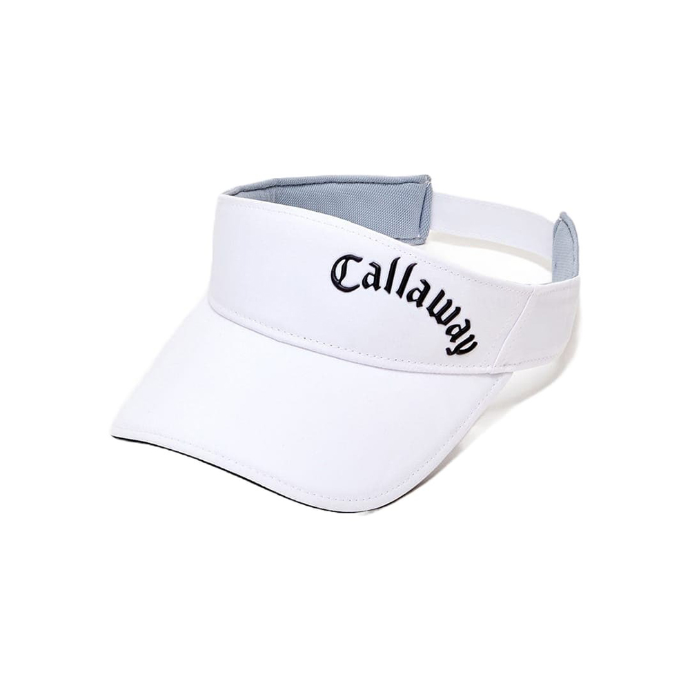 Callaway 卡拉威 女士 遮陽中空帽 白色(C2319 Callaway 卡拉威 女士 遮陽中空帽 白色(C2319