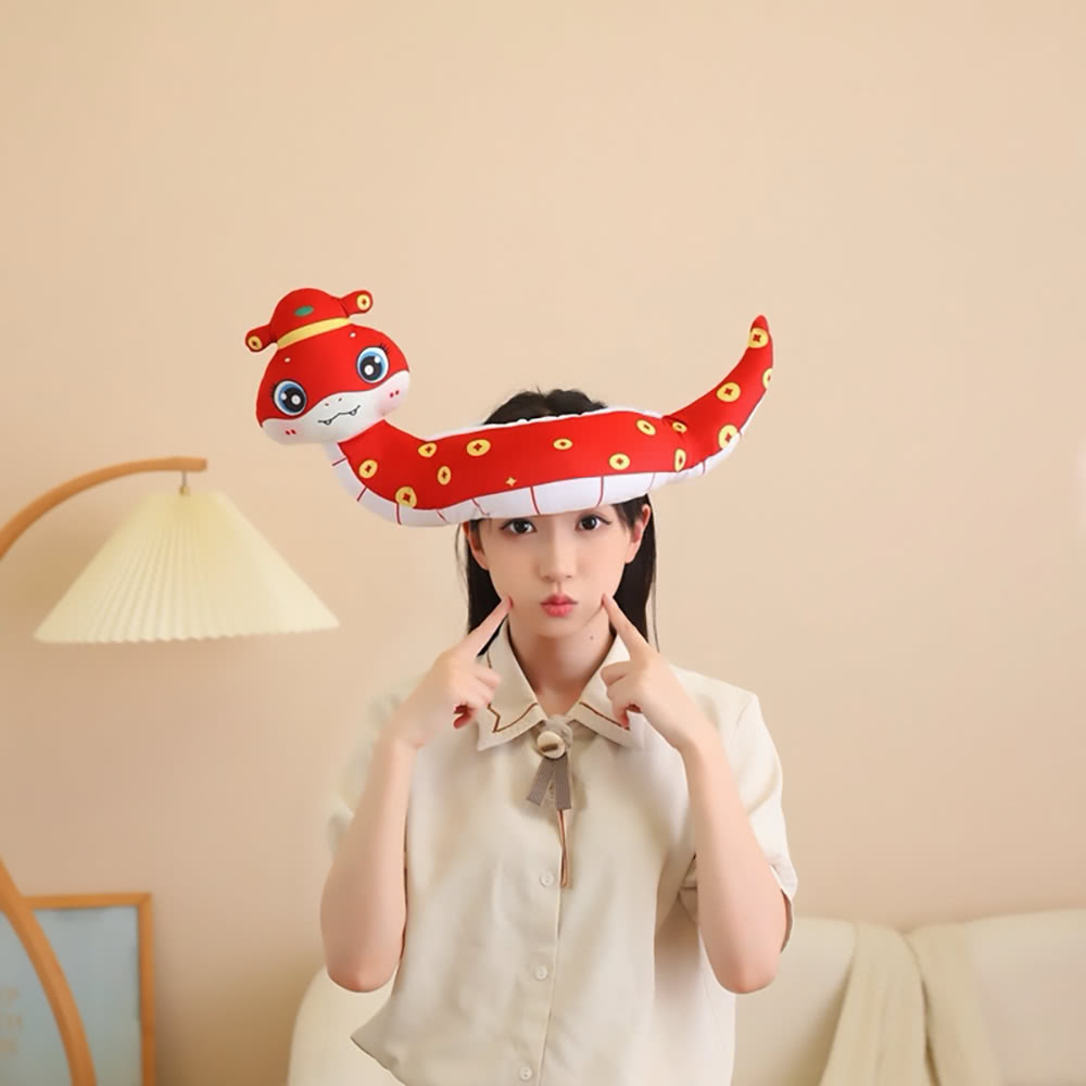 子玄 蛇年吉祥物 立體蛇年頭套 蛇年帽子(蛇年表演帽子 蛇年 子玄 蛇年吉祥物 立體蛇年頭套 蛇年帽子(蛇年表演帽子 蛇年
