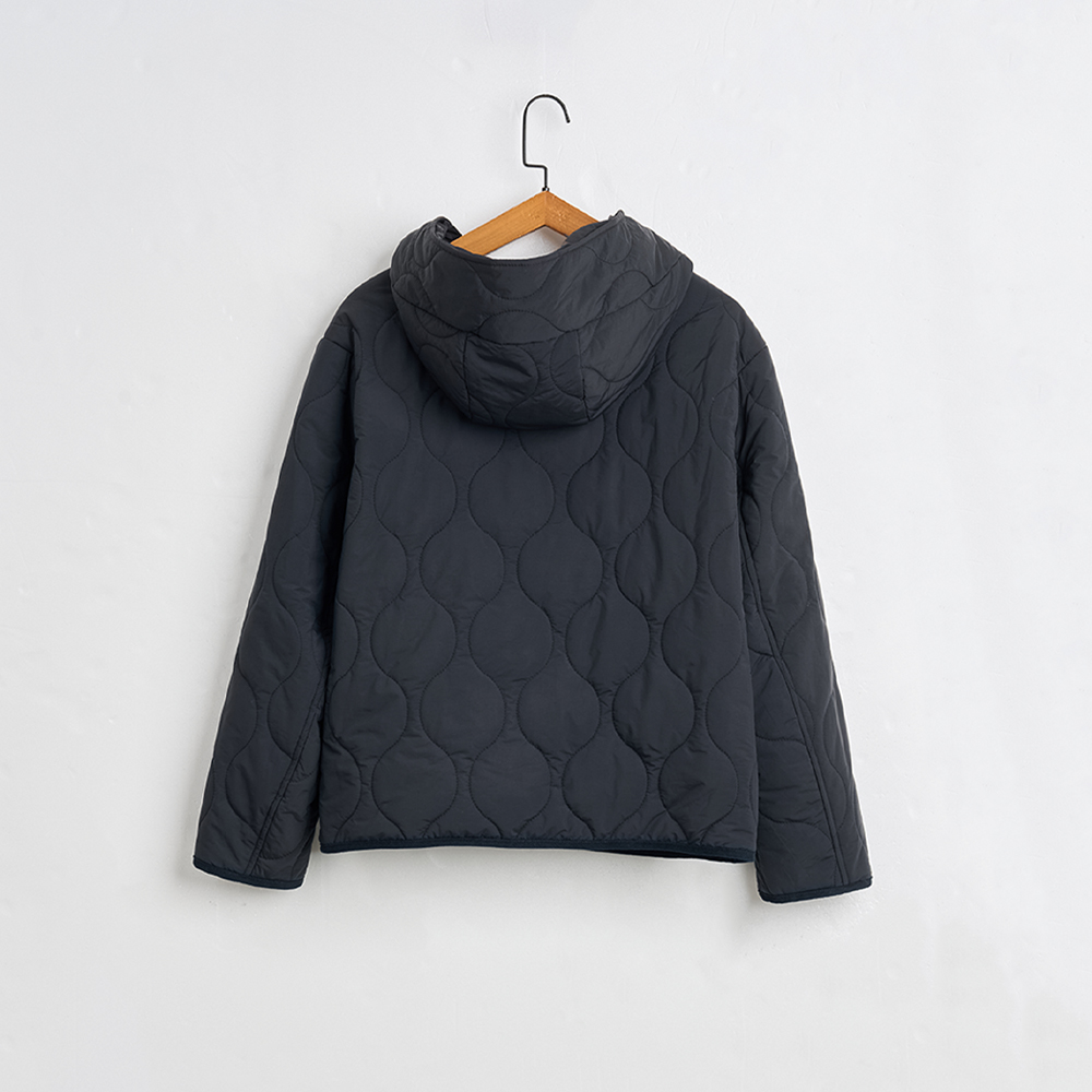 gozo 葫蘆壓紋滾邊鋪棉連帽外套(兩色)優惠推薦 gozo 葫蘆壓紋滾邊鋪棉連帽外套(兩色)優惠推薦