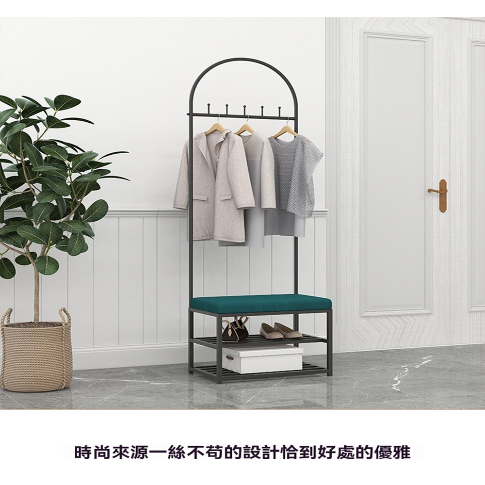樂多家居 全身鏡 衣帽架 多功能組合衣帽架 換鞋凳 穿鞋櫃( 樂多家居 全身鏡 衣帽架 多功能組合衣帽架 換鞋凳 穿鞋櫃(