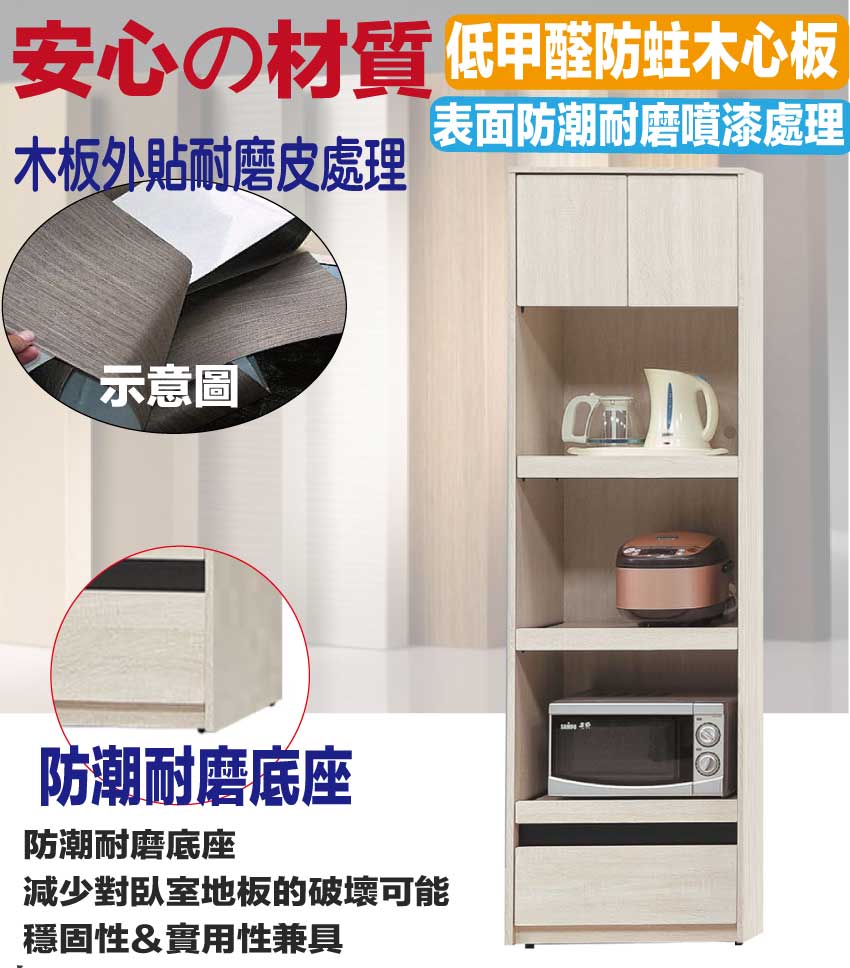 文創集 達斯2尺雙門單抽三拉盤收納櫃/電器櫃好評推薦 文創集 達斯2尺雙門單抽三拉盤收納櫃/電器櫃好評推薦